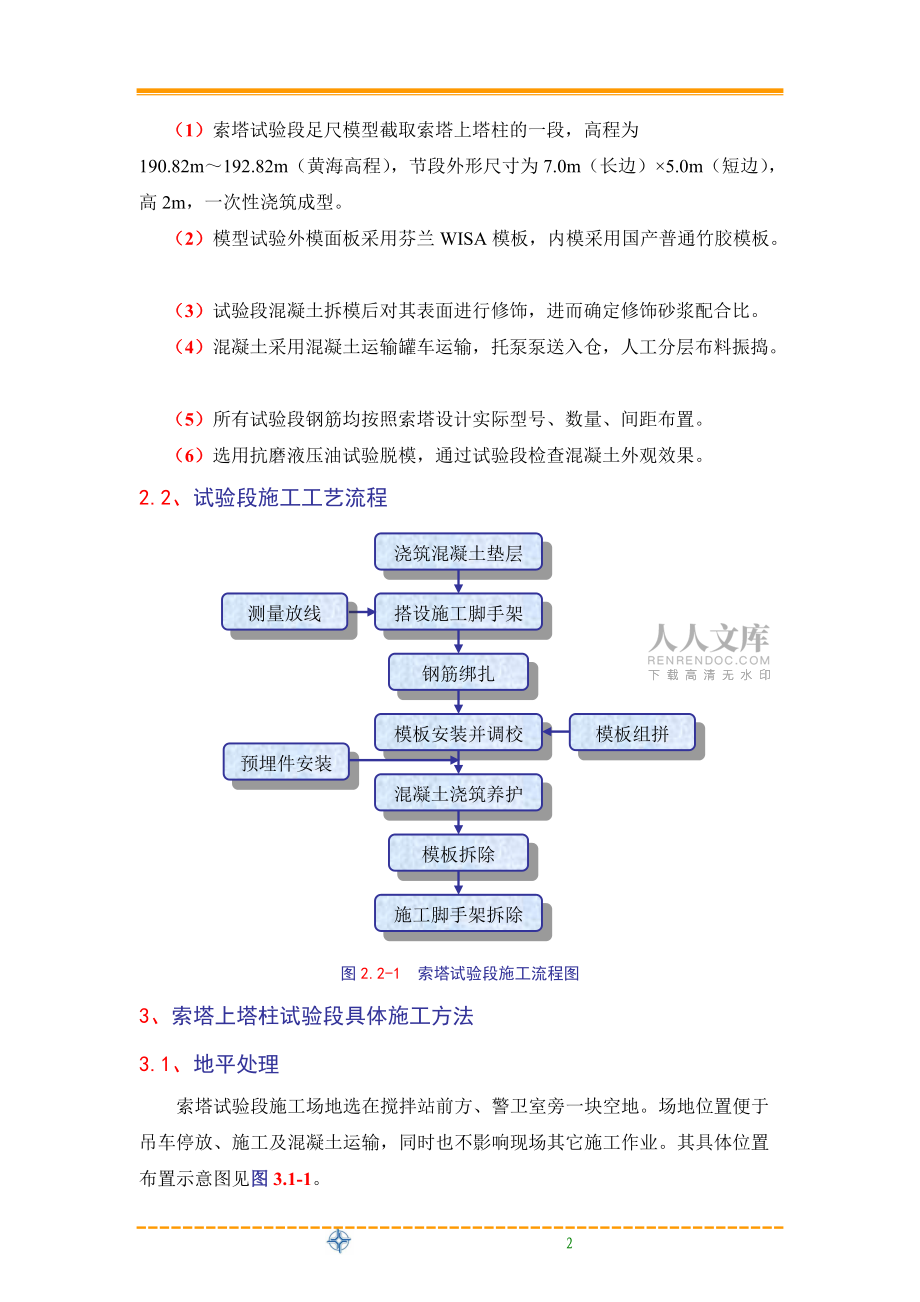 主橋21#墩上塔肢足尺模型試驗施工方案_第2頁