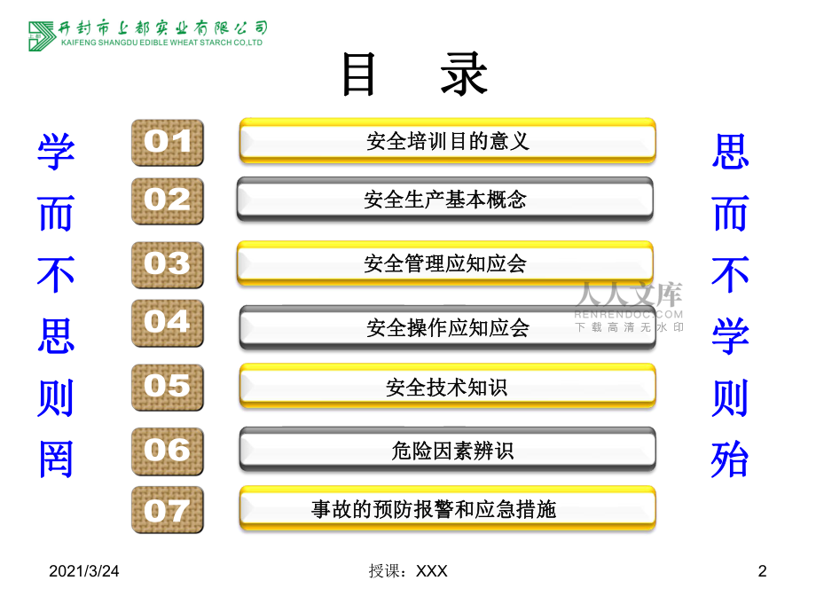 食品生产企业员工安全培训课件_第2页