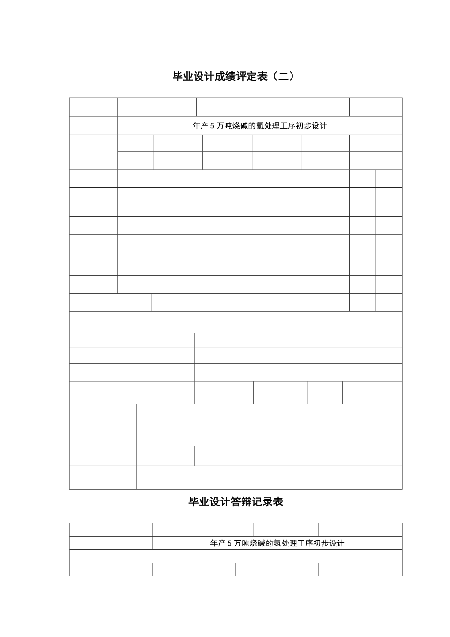 年产5万吨烧碱工艺流程初步设计_第4页