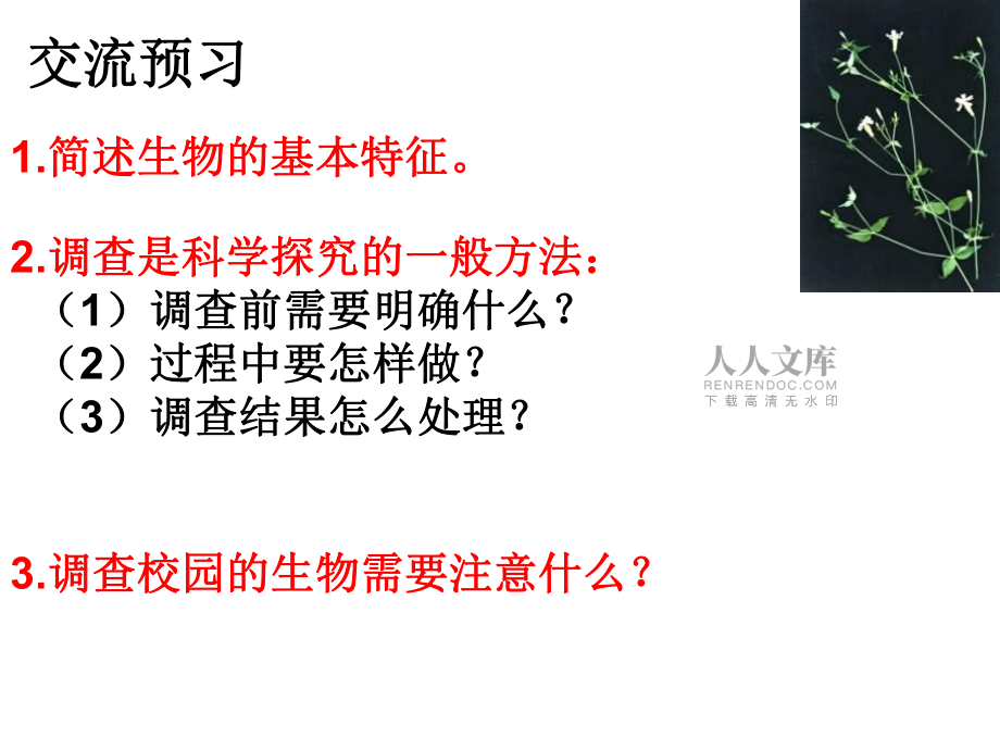 调查周边环境中的生物_第2页
