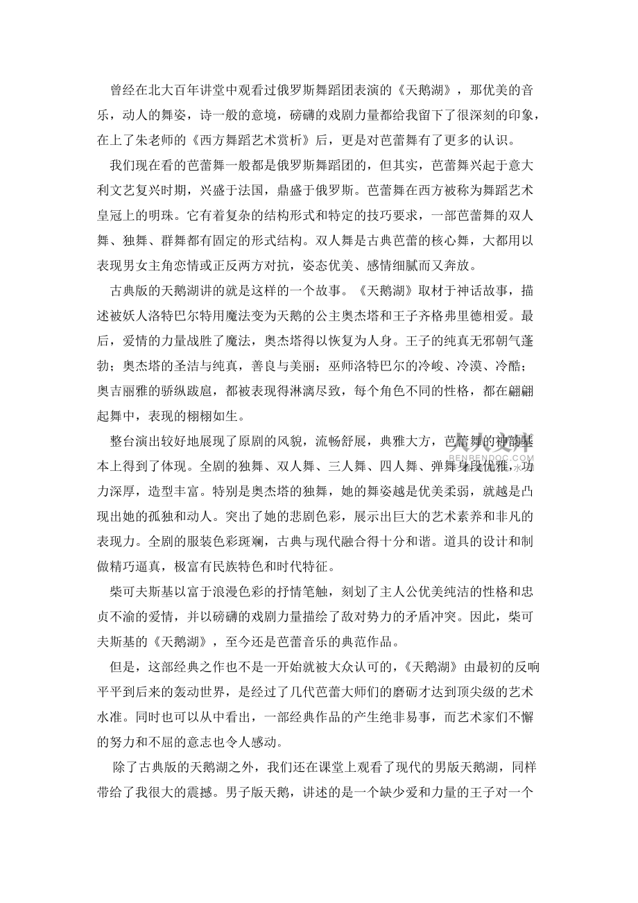 西方舞蹈艺术赏析_第2页