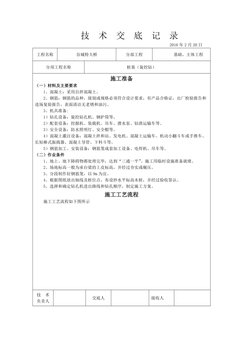 最完整版樁基旋挖鉆技術交底_第1頁