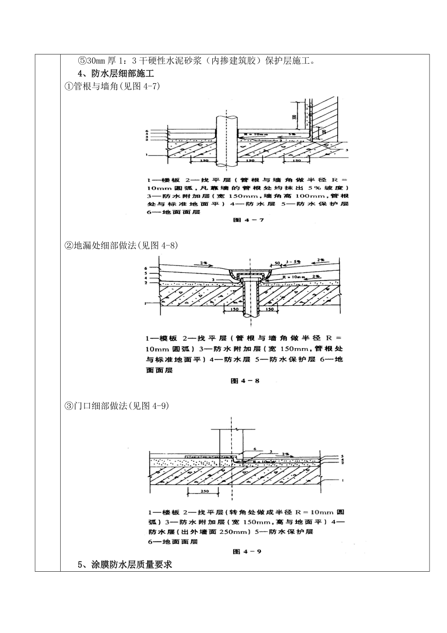 室内防水技术交底交底_第3页