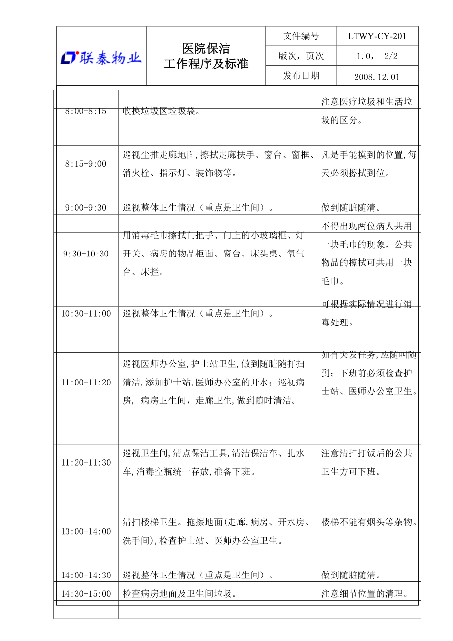 醫(yī)院保潔工作程序及標(biāo)準(zhǔn)_第3頁(yè)