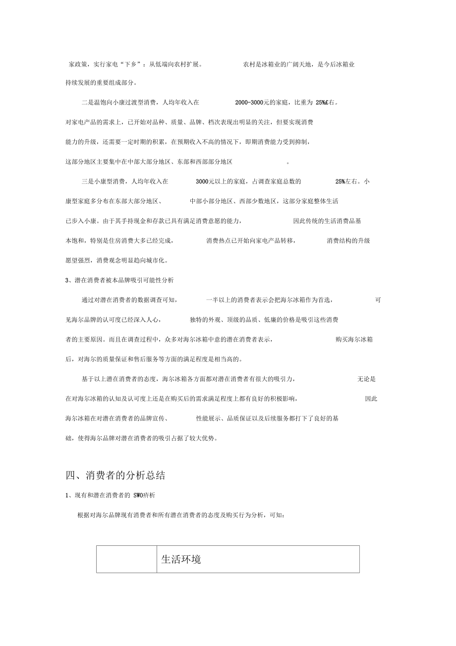 海爾冰箱消費者分析_第4頁