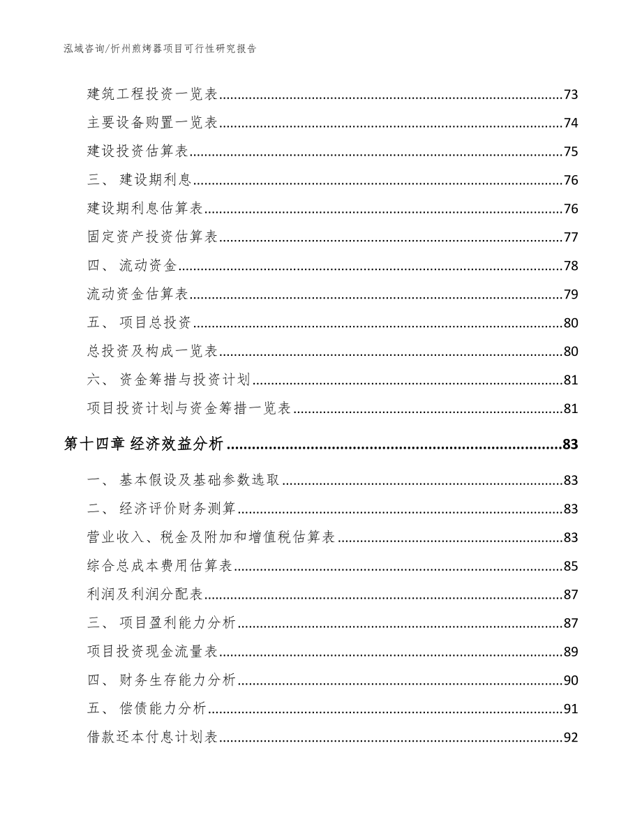 忻州煎烤器项目可行性研究报告_参考模板_第4页