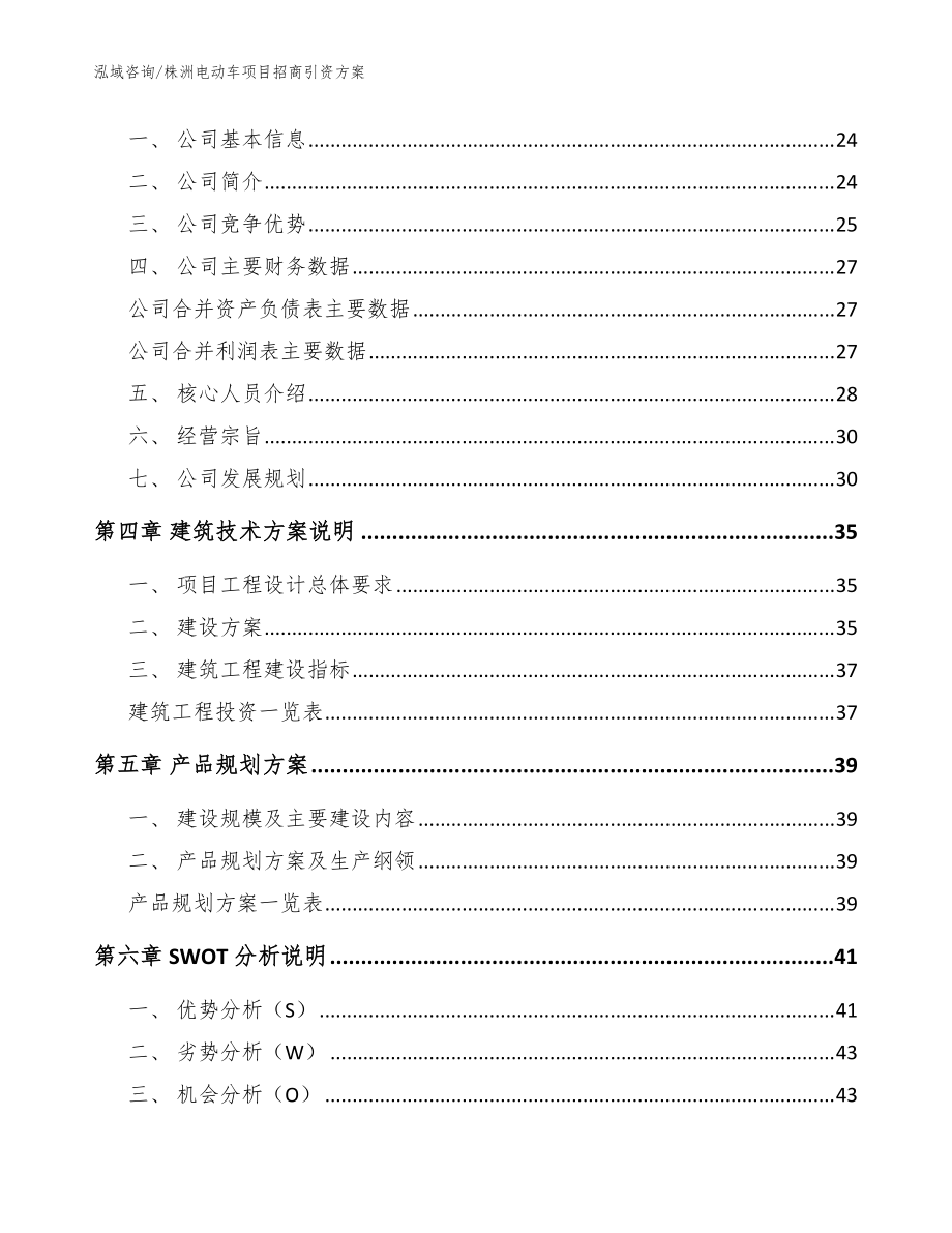 株洲電動車項目招商引資方案參考模板_第3頁