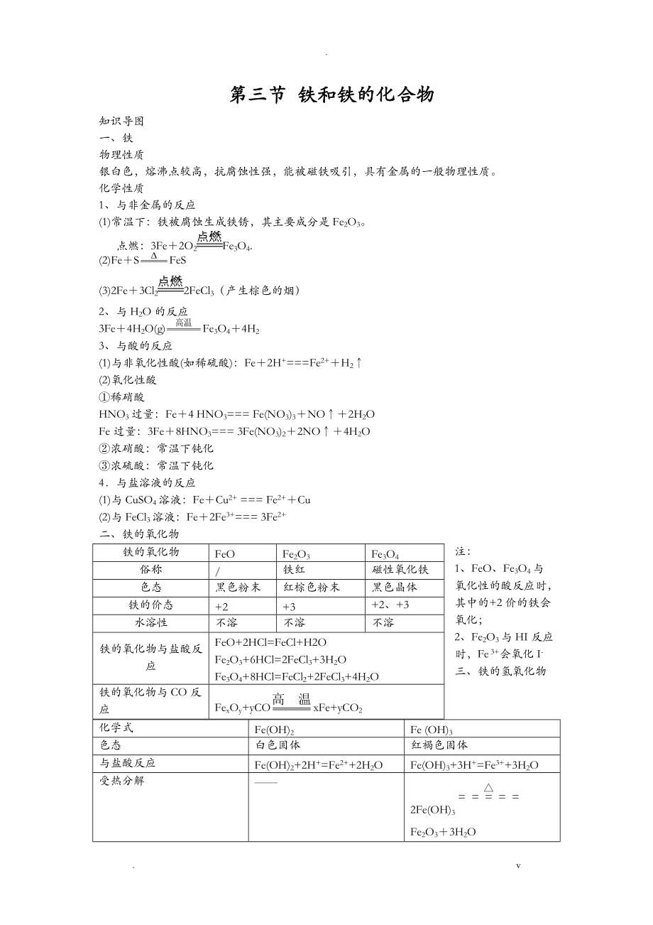 鐵和鐵的化合物_第1頁