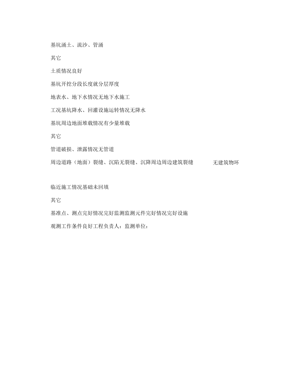 水平位移和竖向位移监测日报表_第3页