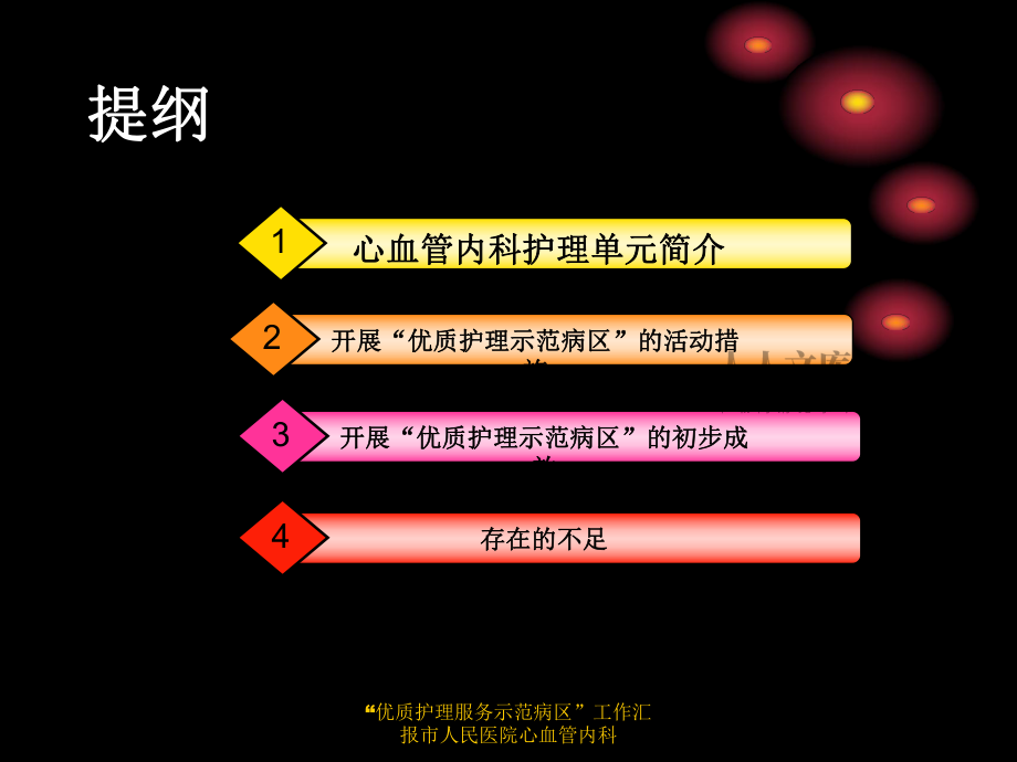 “優質護理服務示范病區”工作匯報市人民醫院心血管內科課件_第2頁