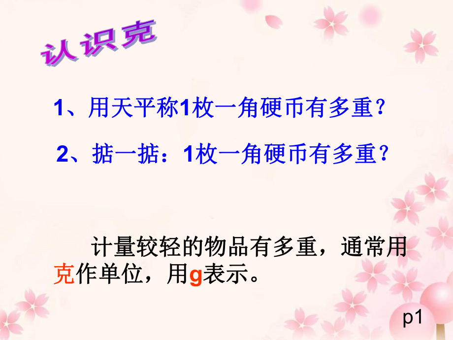 西师版《克、千克的认识》_第5页