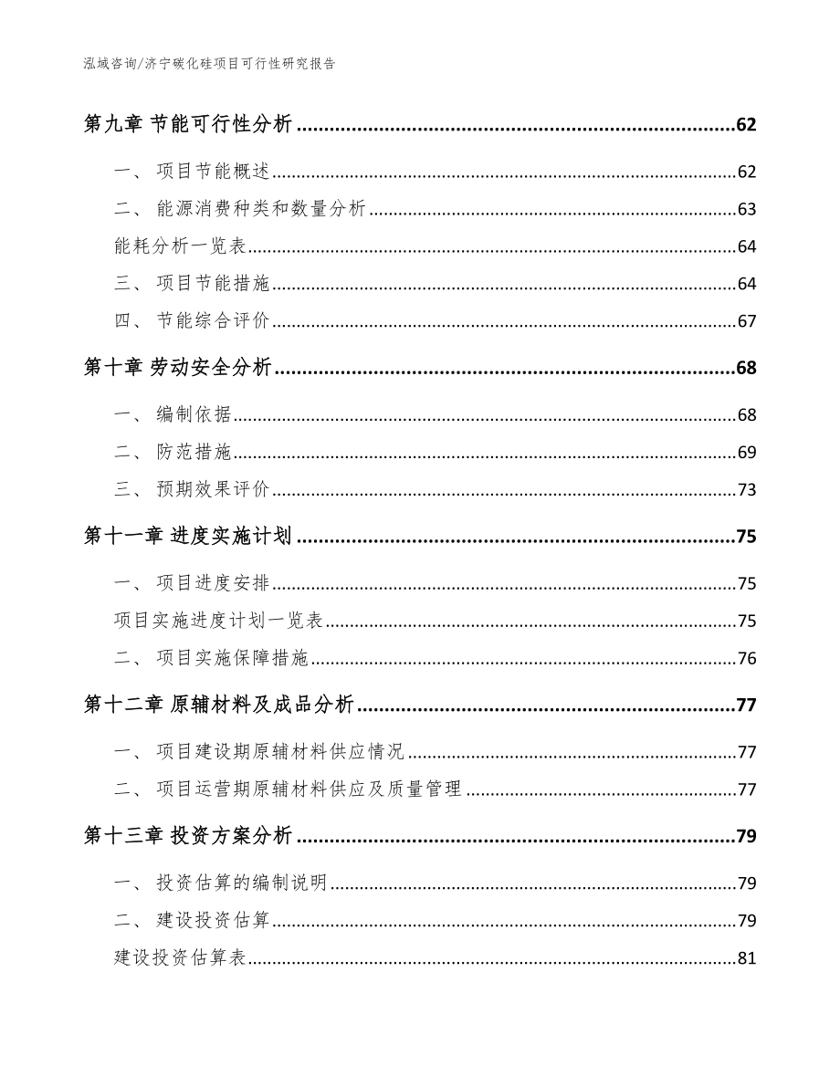 濟寧碳化硅項目可行性研究報告【模板】_第3頁