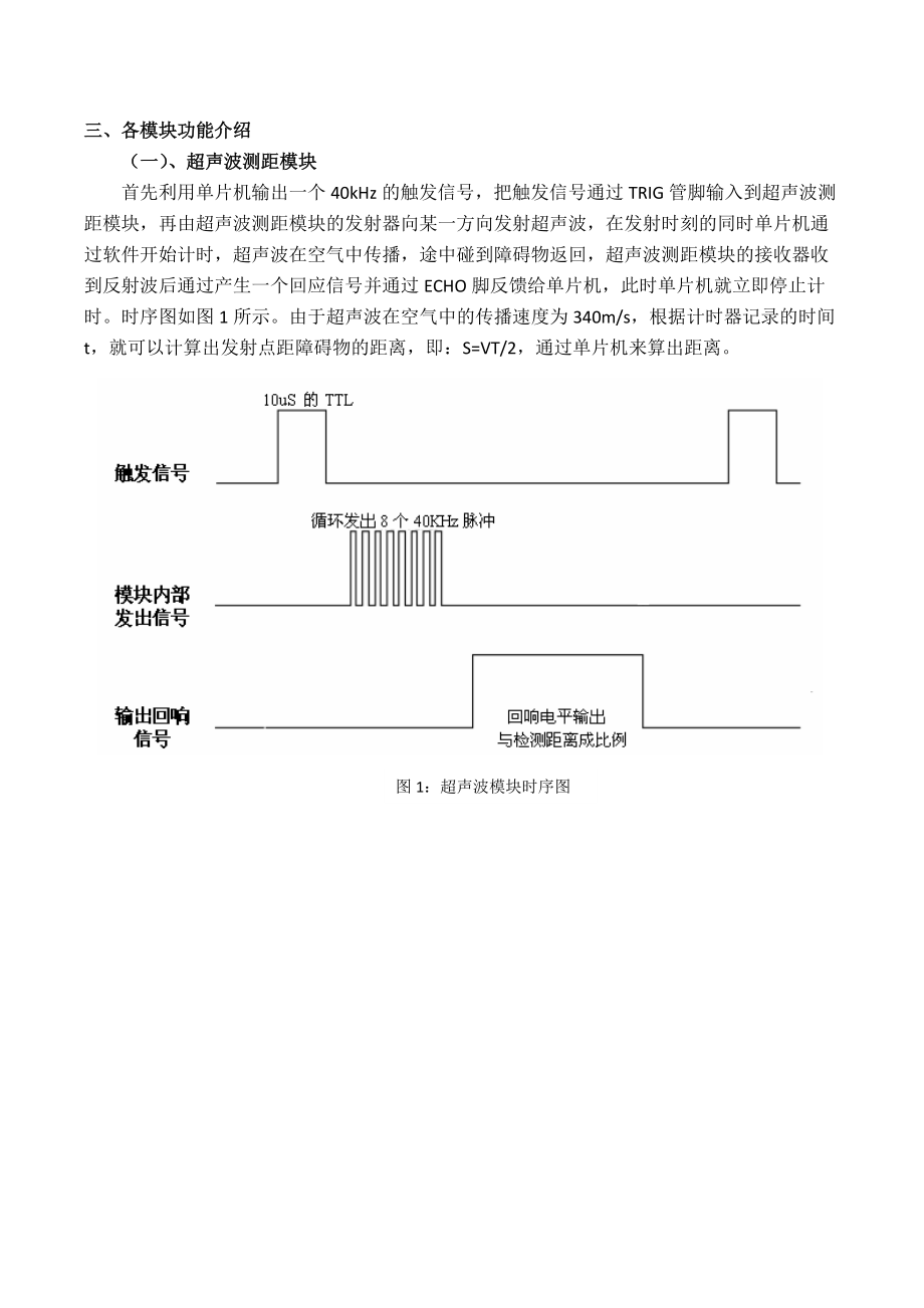 智能超声波避障小车汇总_第4页