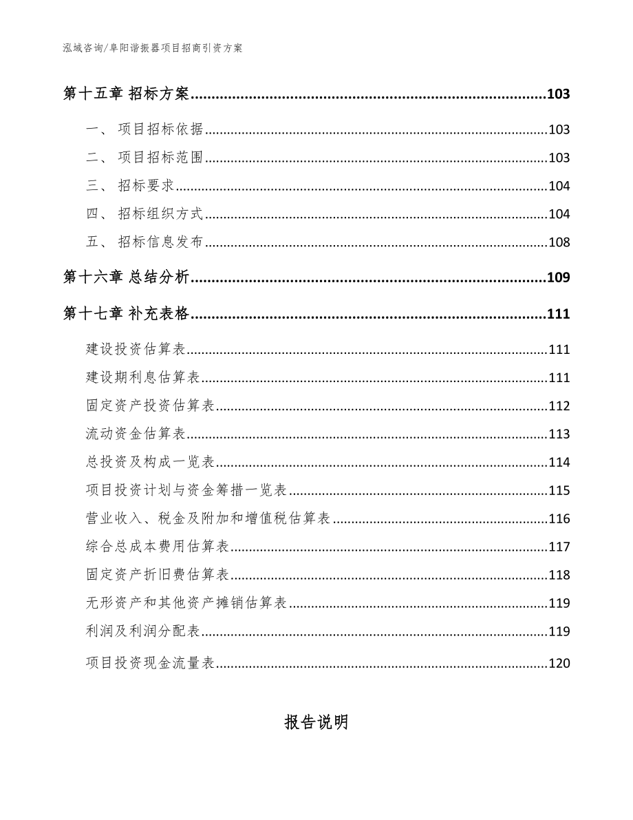 阜陽(yáng)諧振器項(xiàng)目招商引資方案【模板范文】_第5頁(yè)