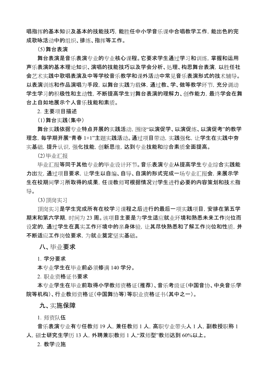音乐表演专业人才培养方案_第4页