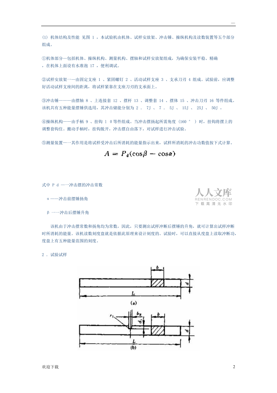 塑料簡(jiǎn)支梁沖擊試驗(yàn)_第2頁(yè)