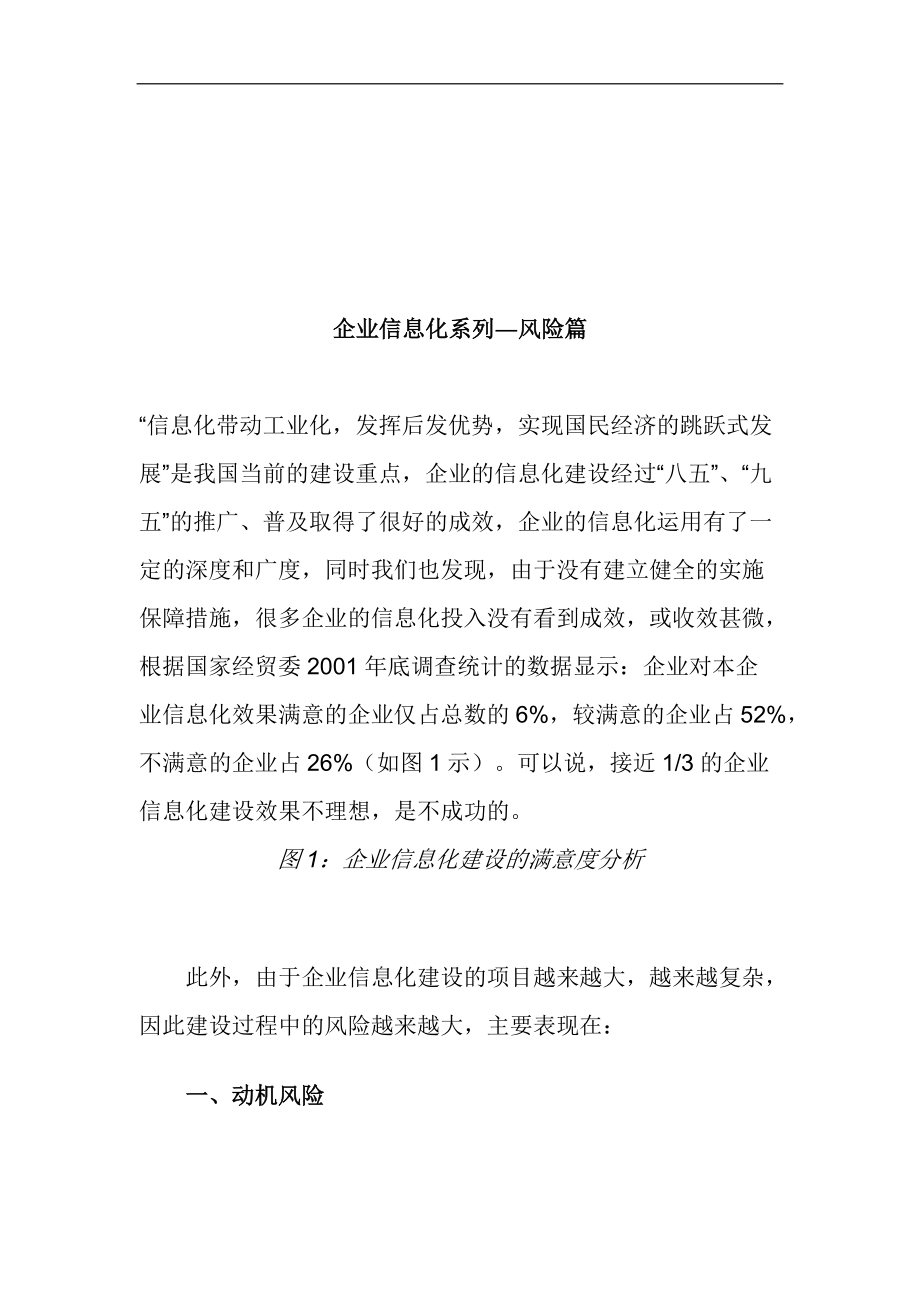 企业信息化系列—风险篇_第1页