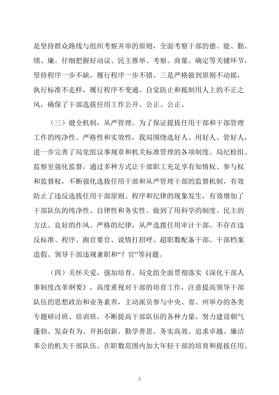 干部選撥任用自查工作報(bào)告_第3頁(yè)