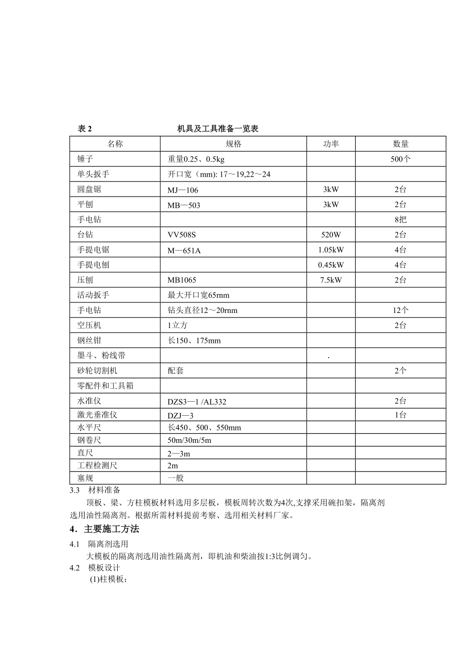 模板工程施工方案1_第5頁