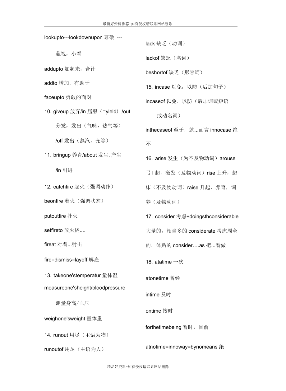 河北省专接本公共英语知识点_第3页