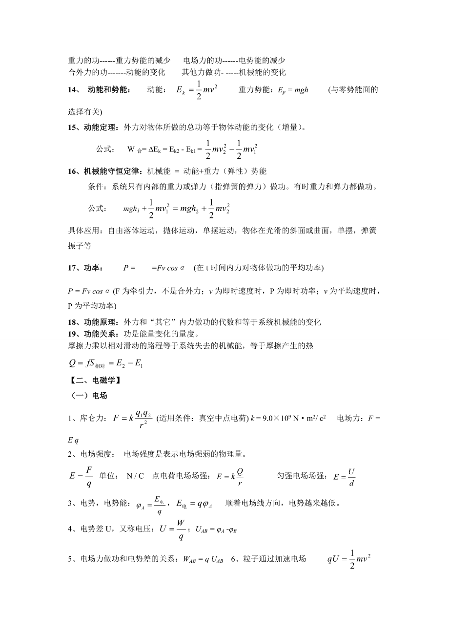 物理公式总结会考前专用_第4页