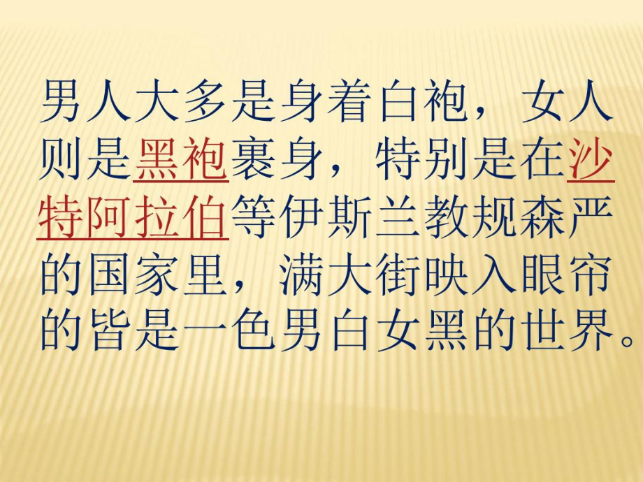 阿拉伯人的衣食住行素材_第4页