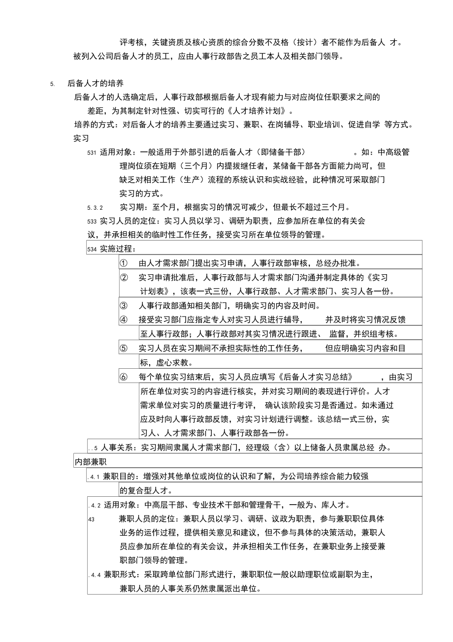 后備人才管理制度_第4頁(yè)