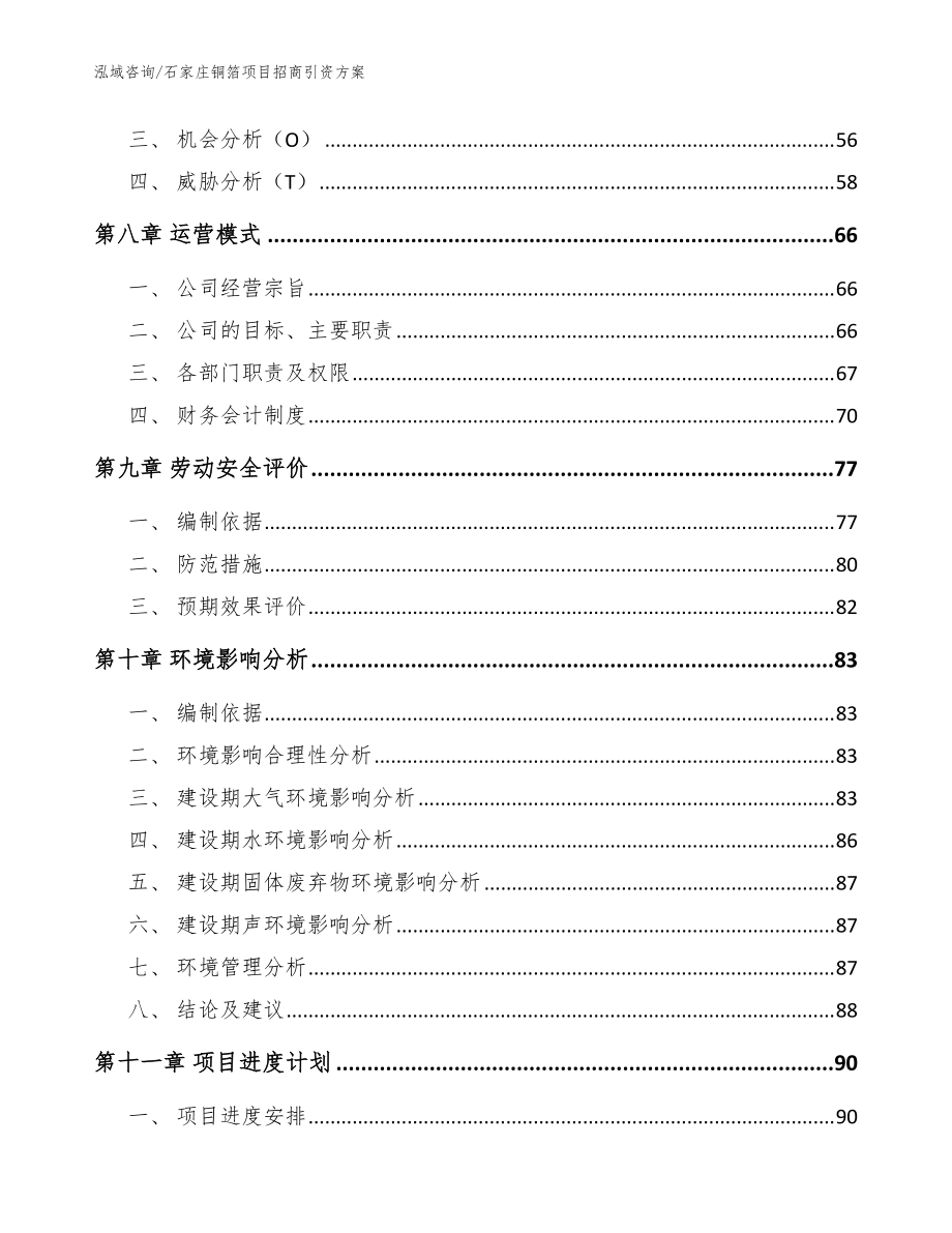 石家庄铜箔项目招商引资方案范文_第3页