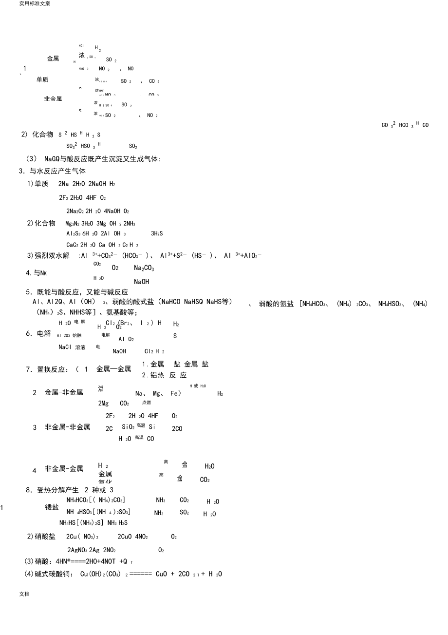 高中化学无机推断题解法_第3页