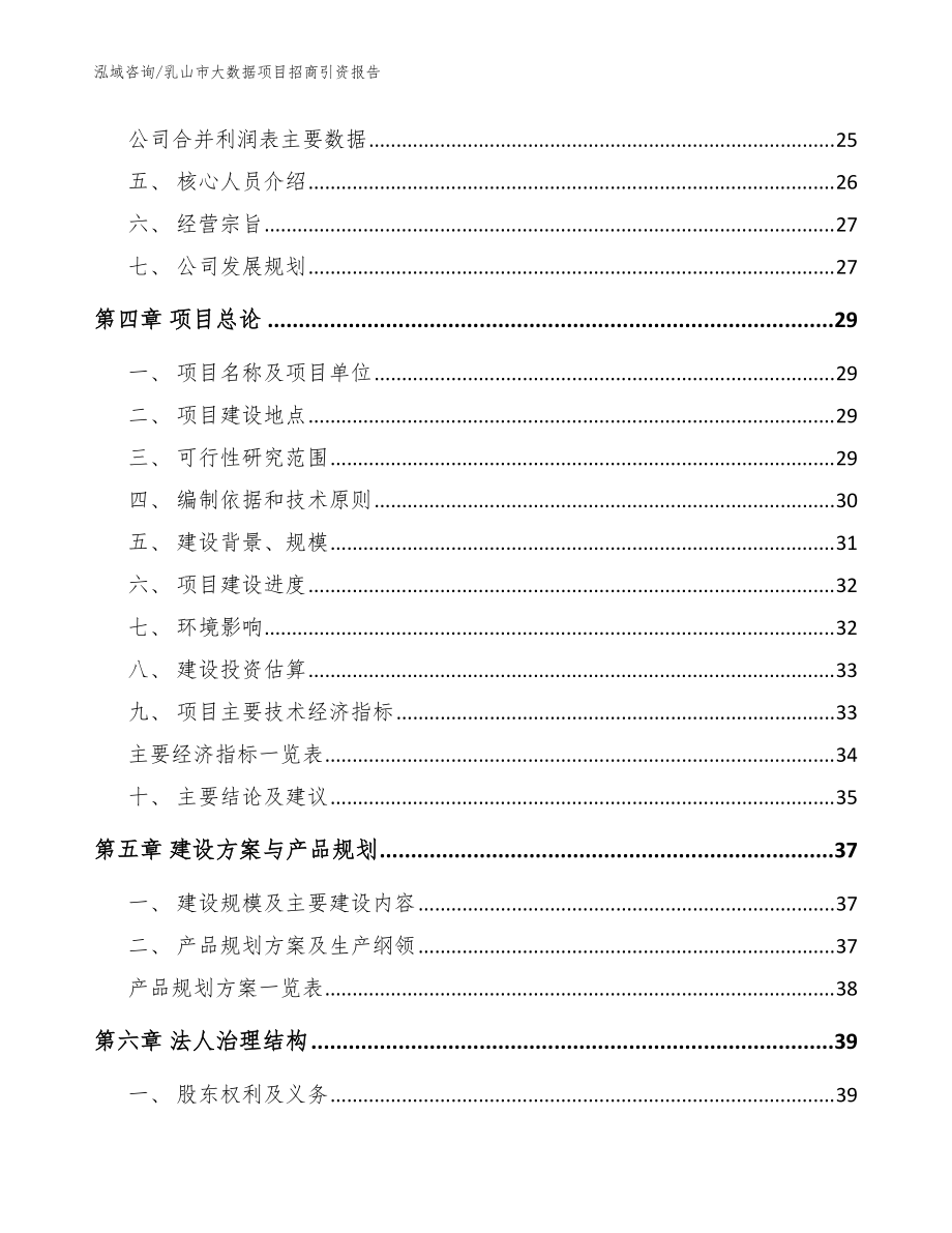 乳山市大數據項目招商引資報告參考模板_第4頁