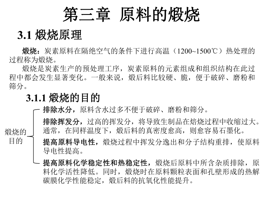 炭素工藝學——第三章原料的煅燒_第2頁