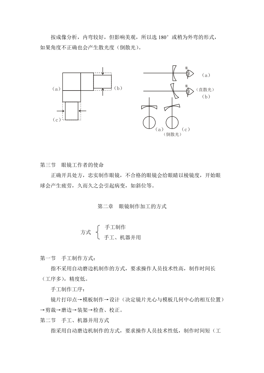 眼镜的制作加工和调整课程讲义_第4页