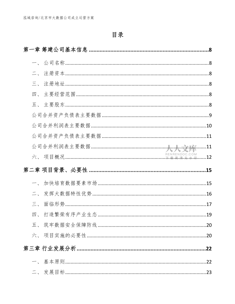 北京市大数据公司成立运营方案【范文】_第2页