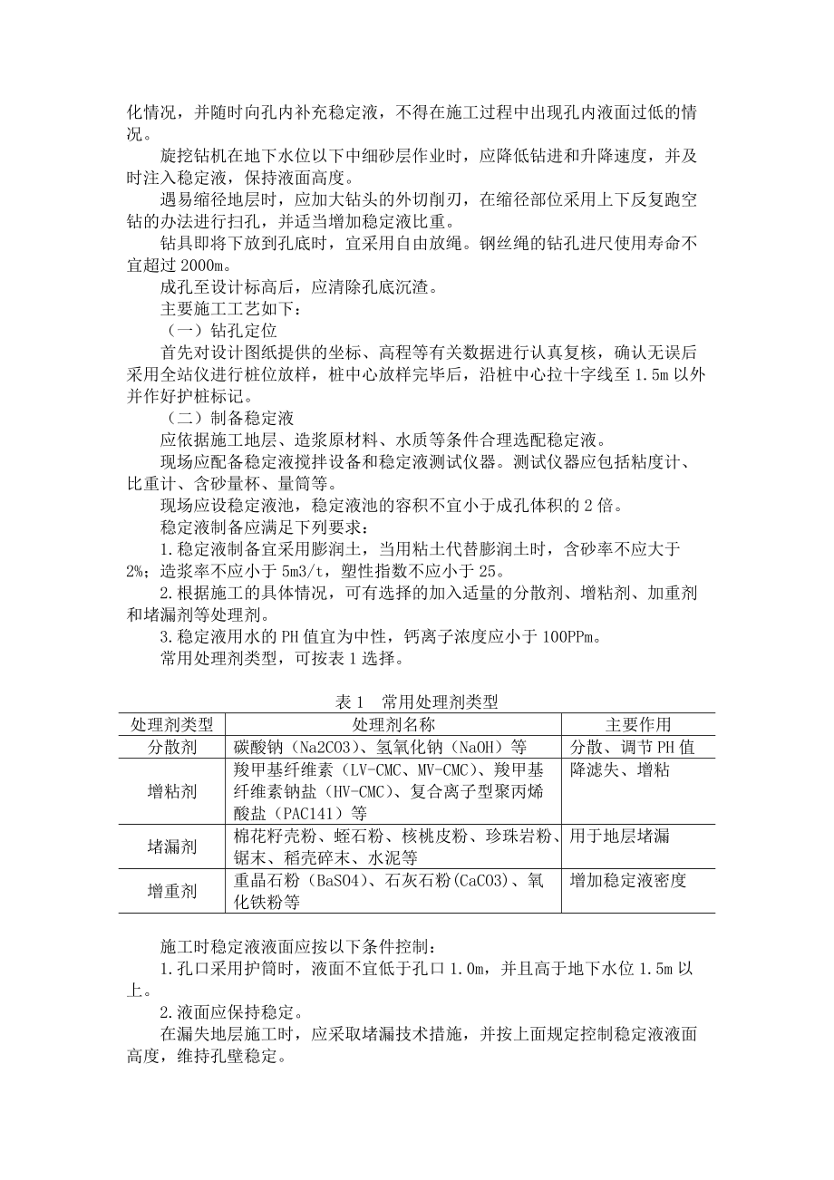 湿作业旋挖钻孔灌注桩的施工工艺浅析_第5页