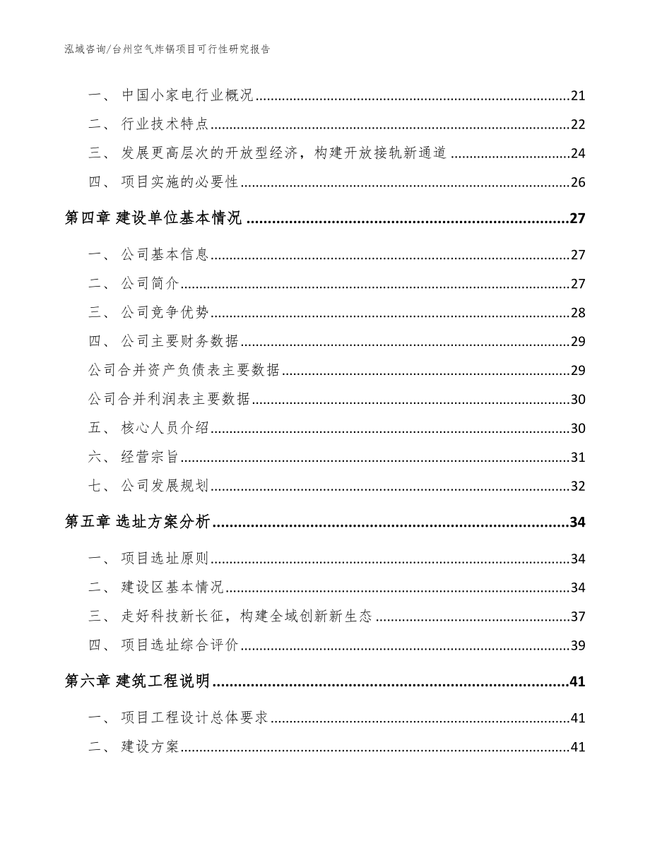 台州空气炸锅项目可行性研究报告(模板范本)_第4页