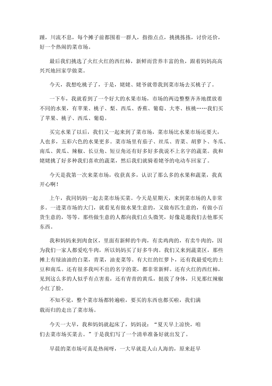 热闹的菜市场_第4页
