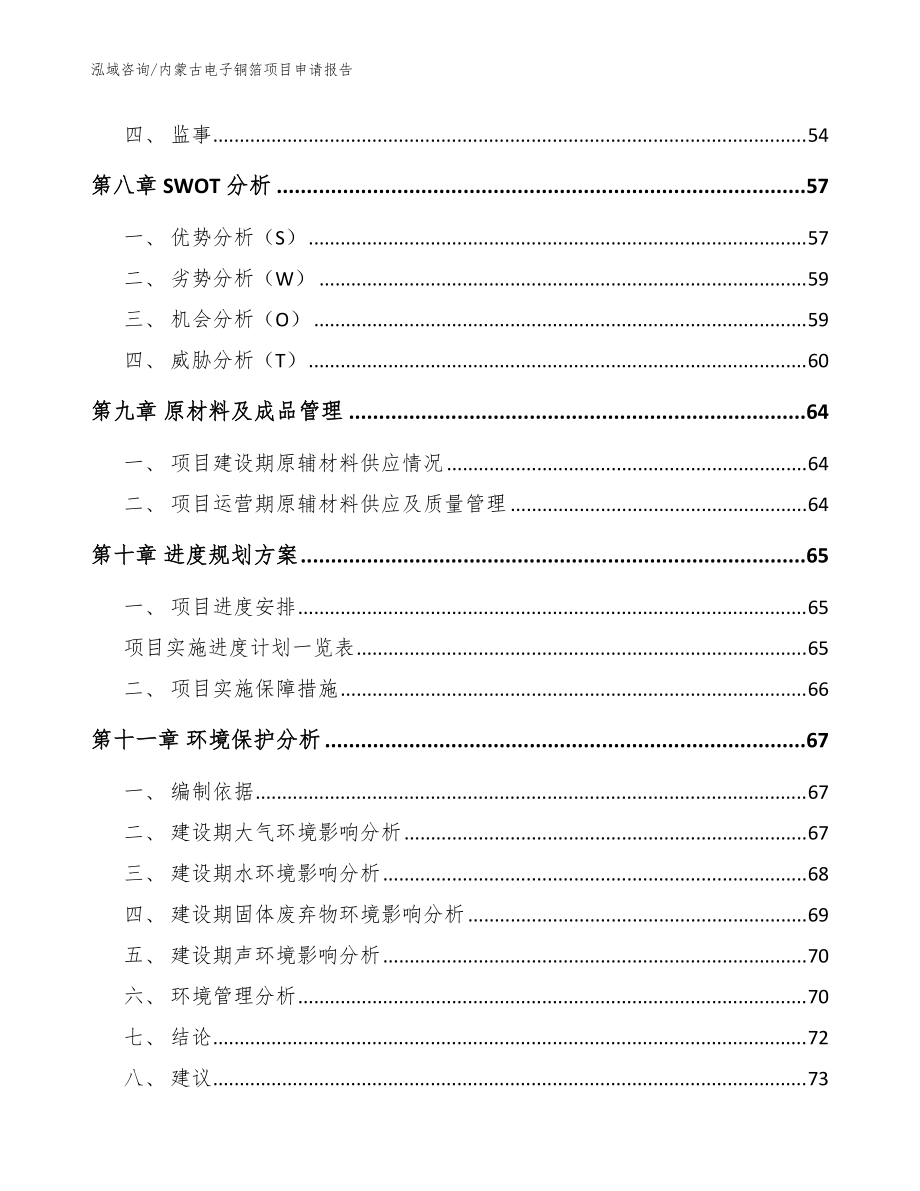 內(nèi)蒙古電子銅箔項目申請報告【模板范本】_第4頁