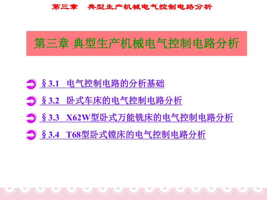 第03章 典型生产机械电气控制电路分析_第1页