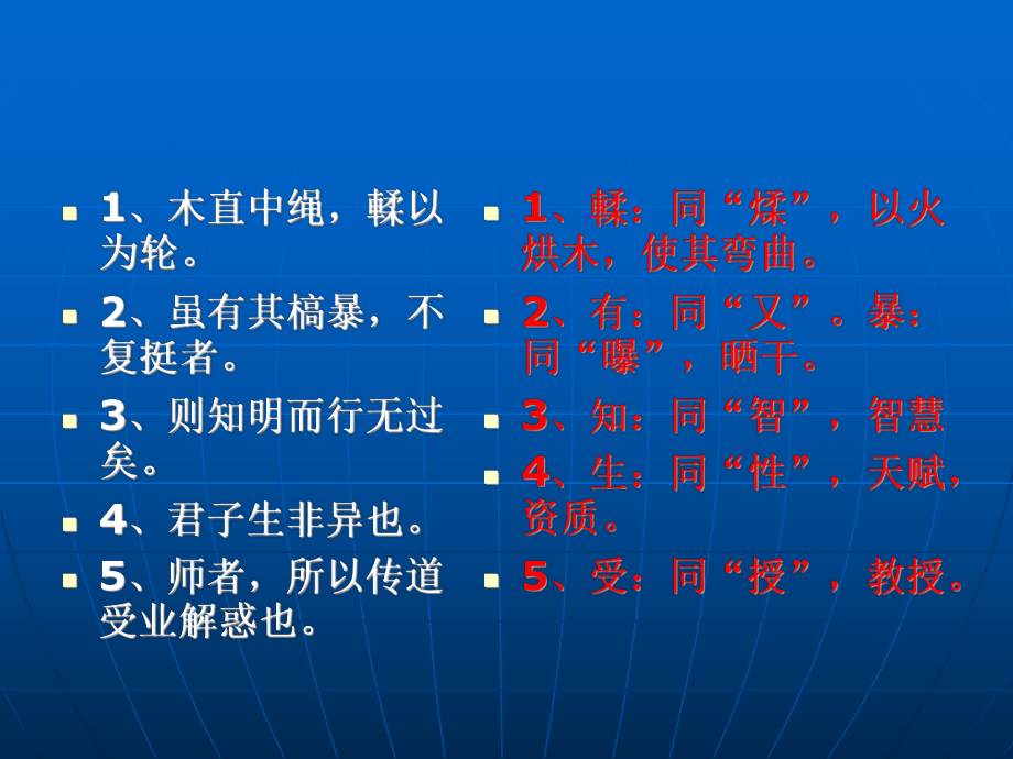高中語文必修一文言文復習課件_第4頁
