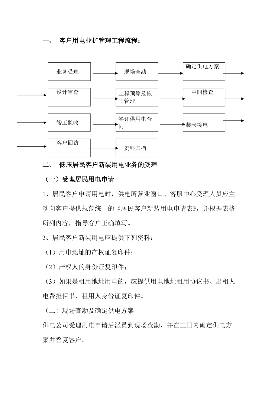 客户用电业扩管理工程流程_第1页