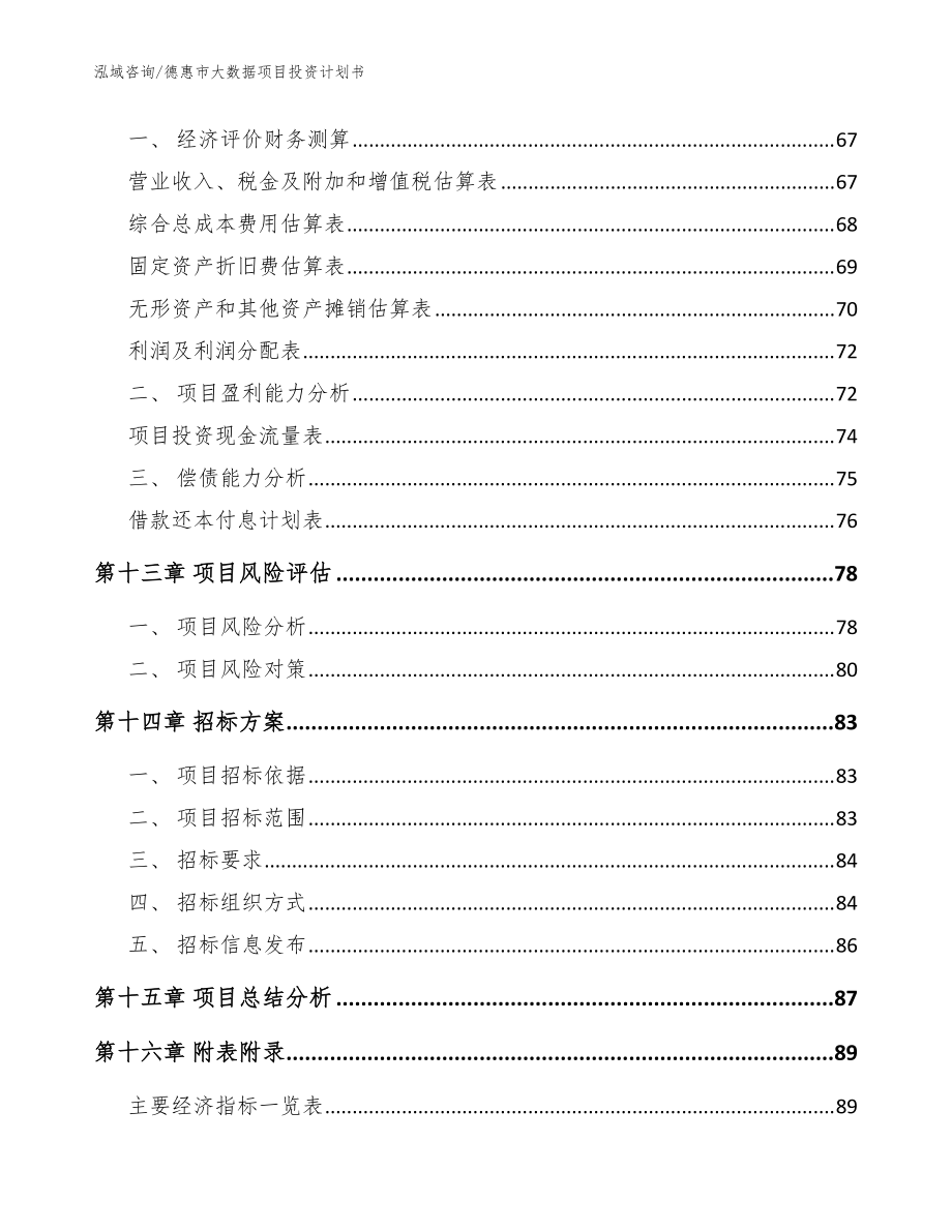 德惠市大数据项目投资计划书_范文参考_第5页