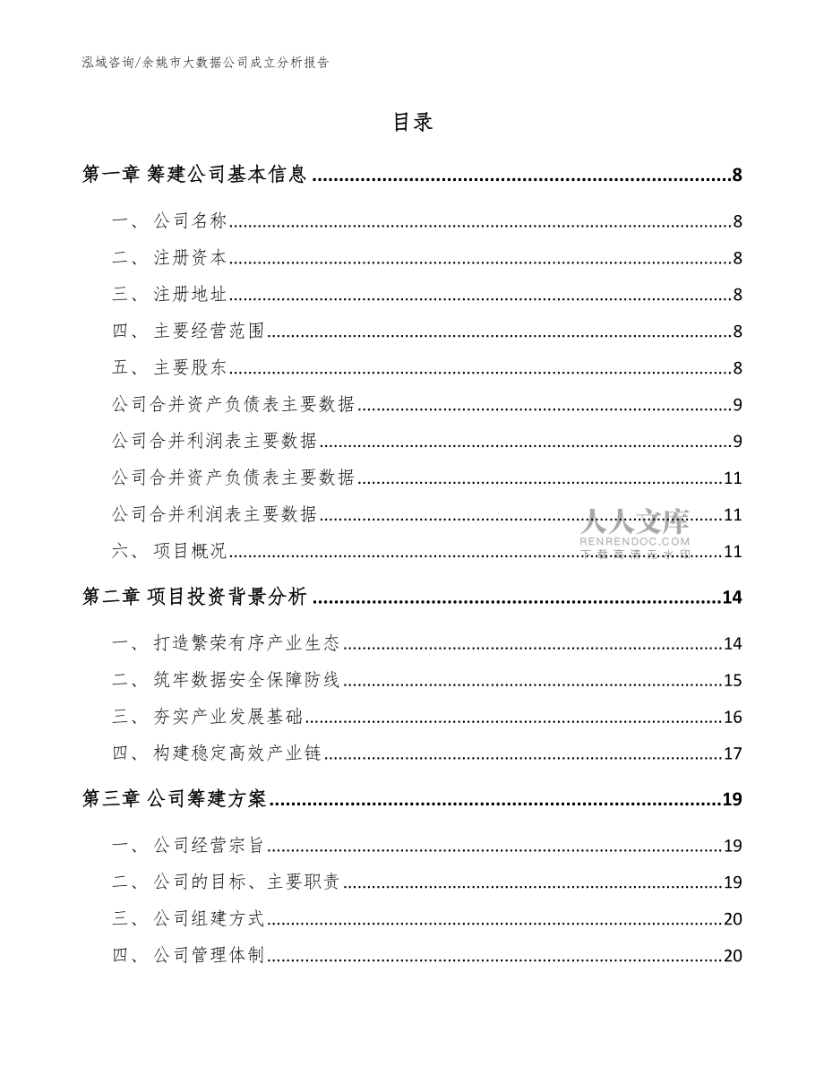 余姚市大数据公司成立分析报告【模板范文】_第2页