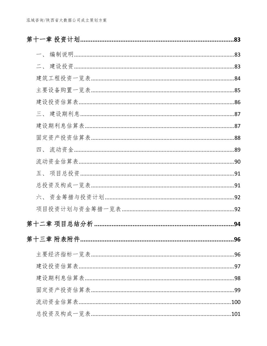 陕西省大数据公司成立策划方案_参考范文_第5页