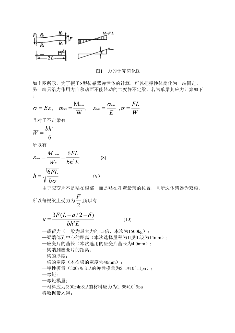 課程設計 基于電阻應變片的S型稱重傳感器設計_第4頁