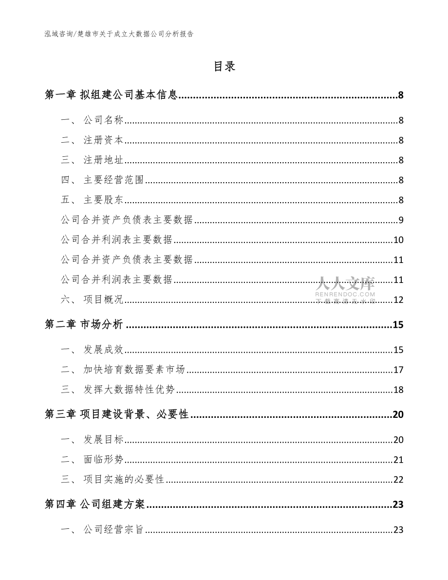 楚雄市关于成立大数据公司分析报告范文_第2页