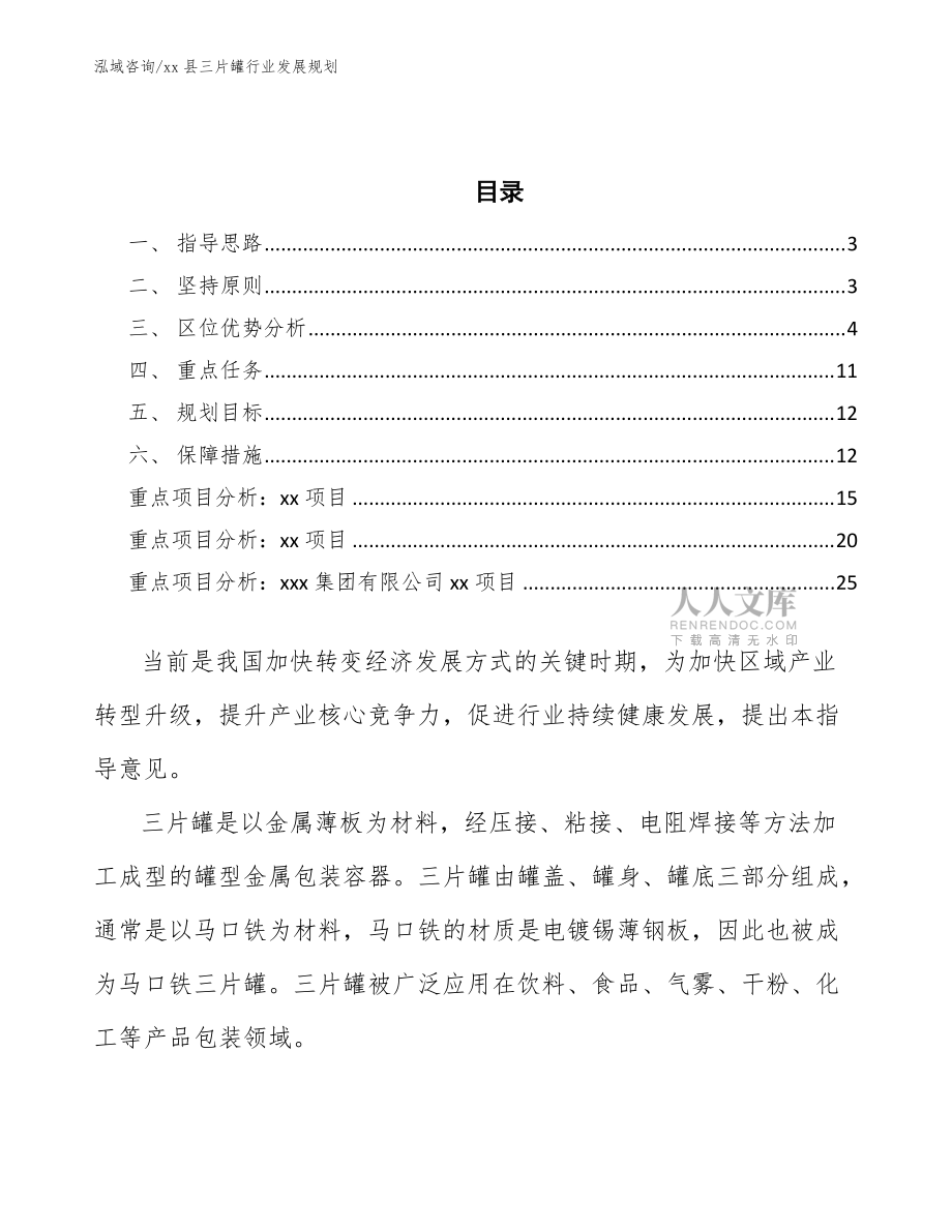 xx縣三片罐行業(yè)發(fā)展規(guī)劃(參考意見稿)_第2頁(yè)