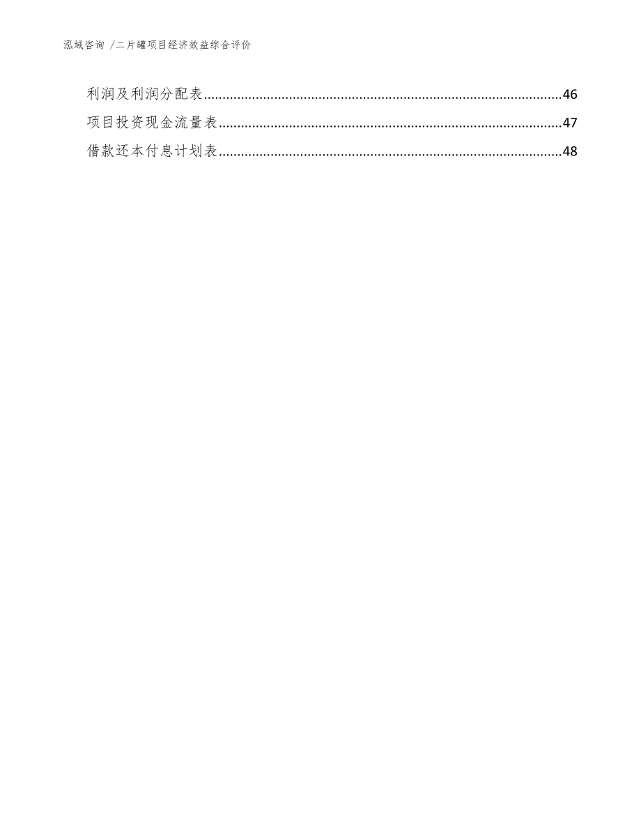 二片罐項目經(jīng)濟效益綜合評價(范文)_第5頁
