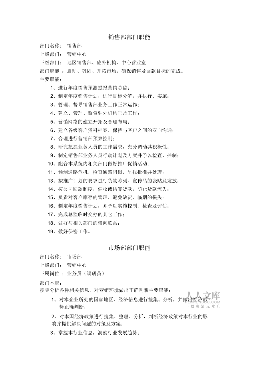 XX公司部门职能_第2页
