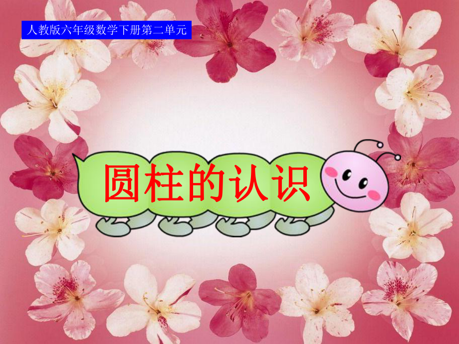 人教版六年级数学下册圆柱的认识_第1页
