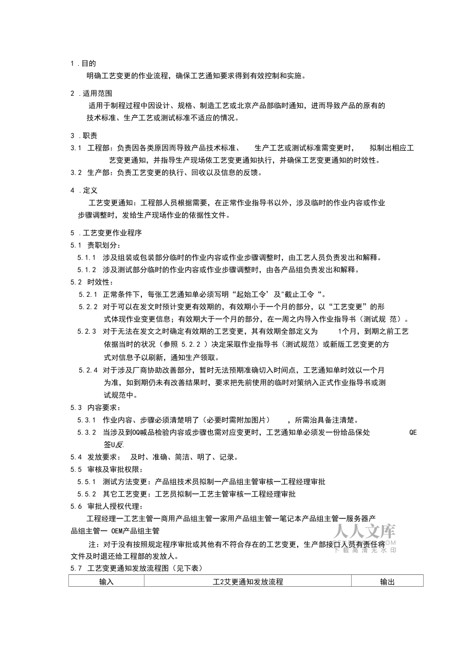 工艺变更控制程序()_第2页